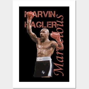 marvin hagler - an Posters and Art